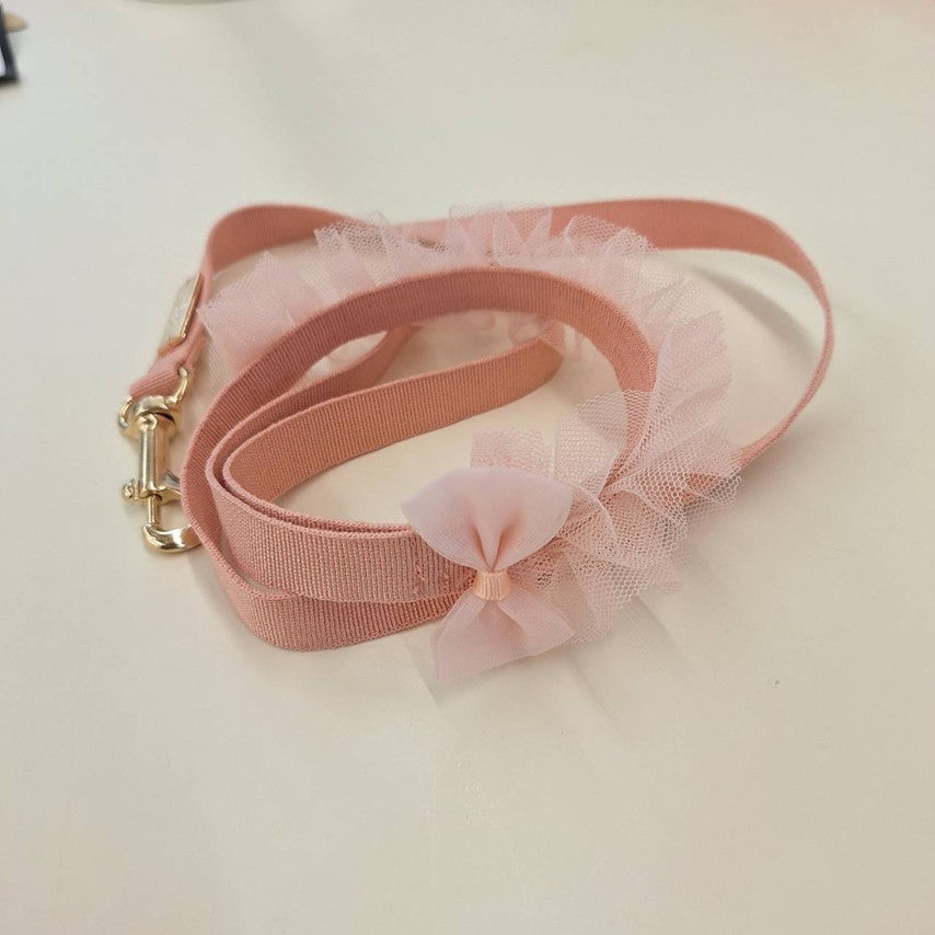 Rose FruFru-Bow-leash