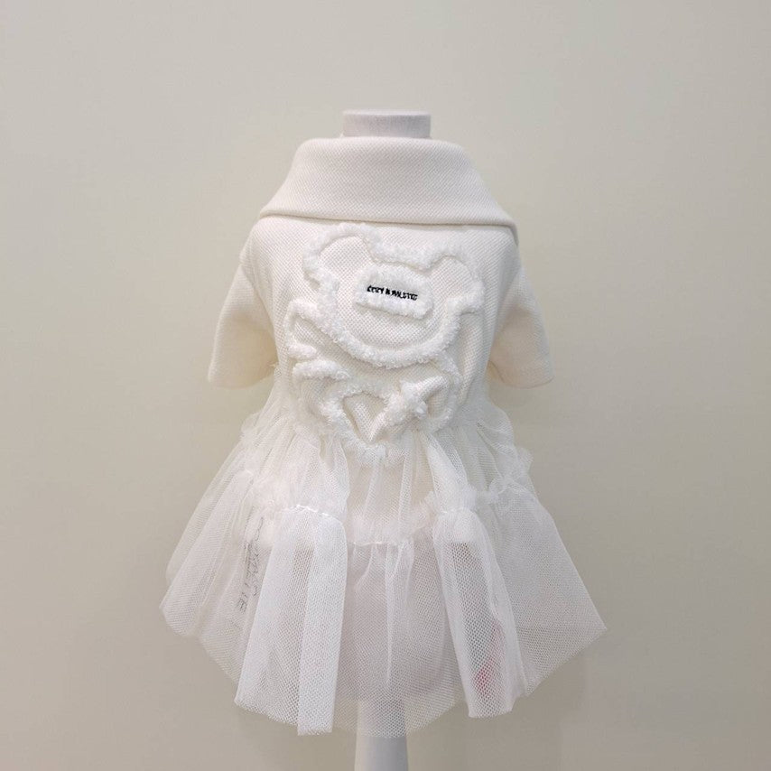 Short Sleeved White Tutu