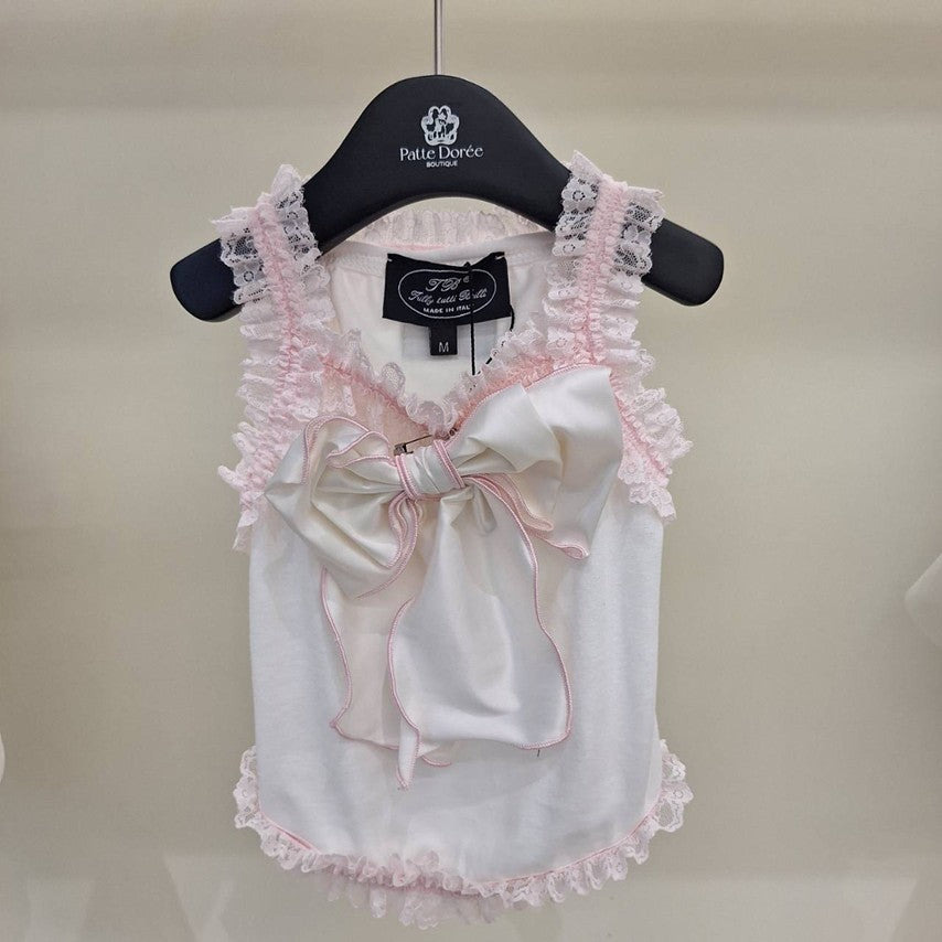 Trilly pinkbow blouse