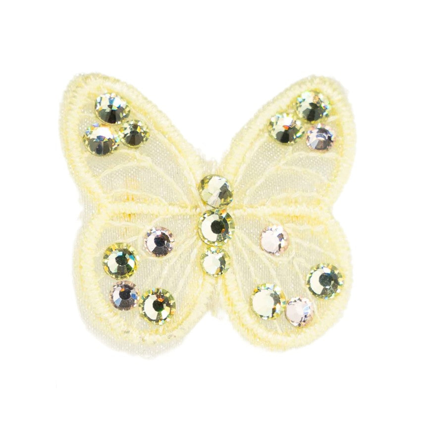 Yellow Butterfly Clip Bijoux