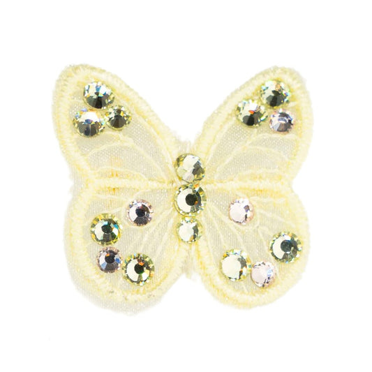 Yellow Butterfly Clip Bijoux
