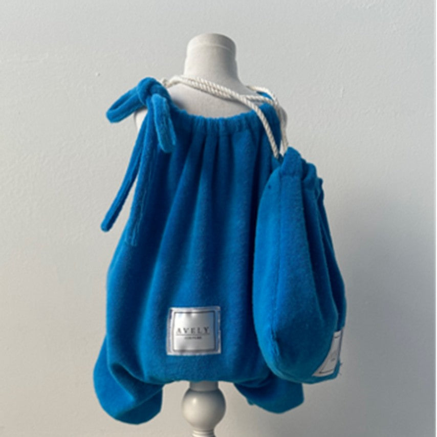 Avely Blue Dolphin Jumpsuit