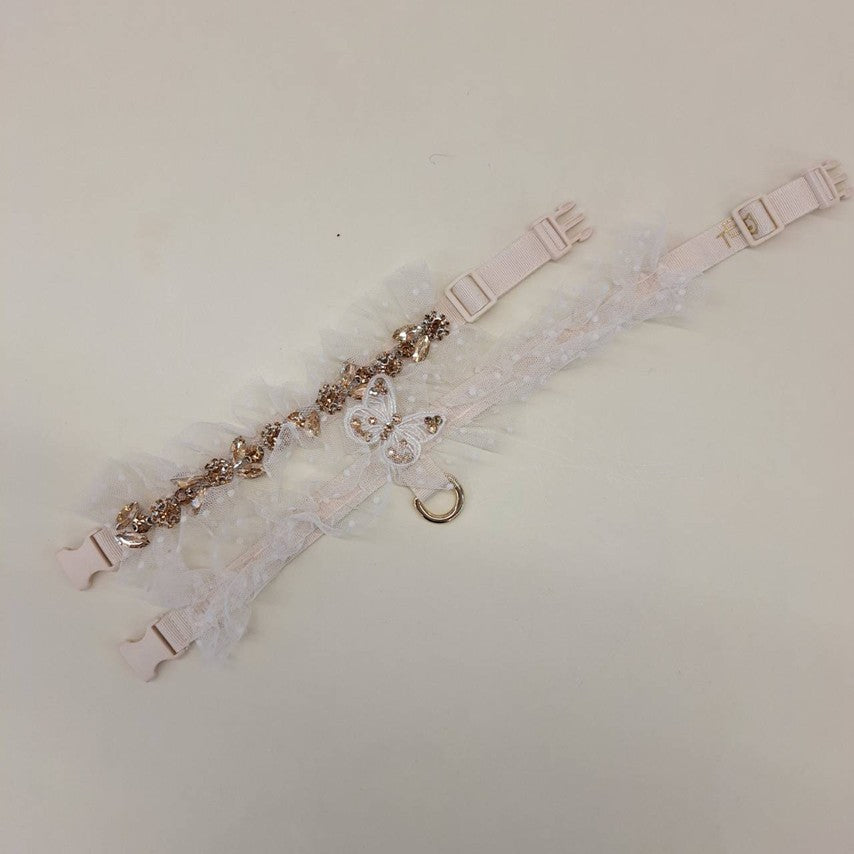 Dreamy butterfly white harness
