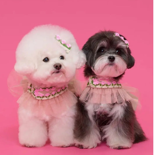 Comocomo Rose tiara harness