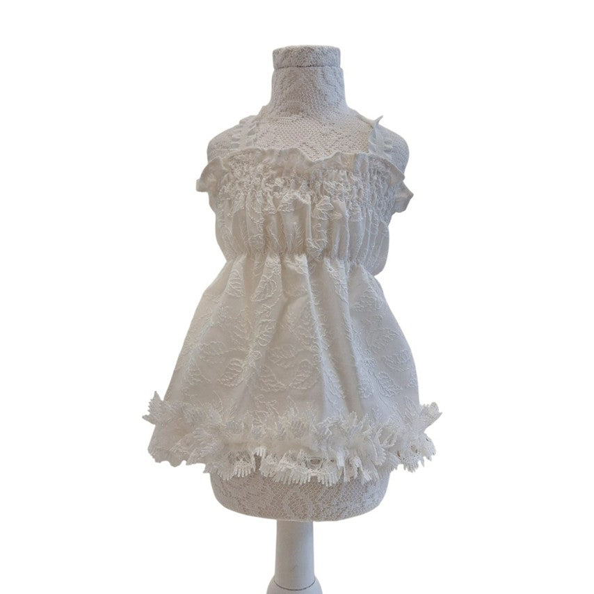 Avely (SM) White Leaf