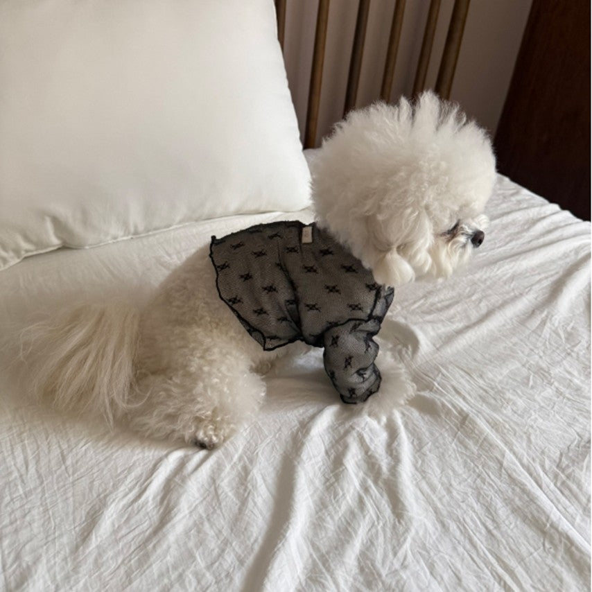 Avely Navy Lace Blouse