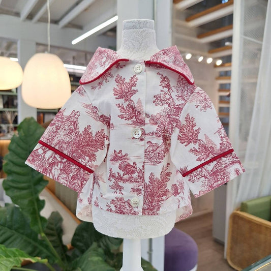 French Pajama Red