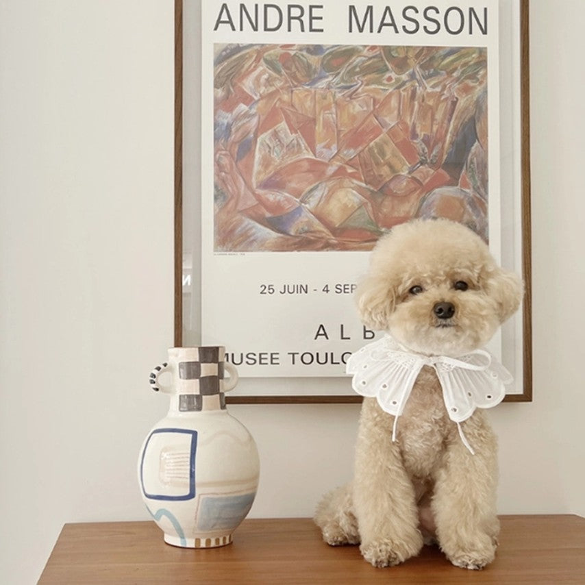 White Bonbon Collar
