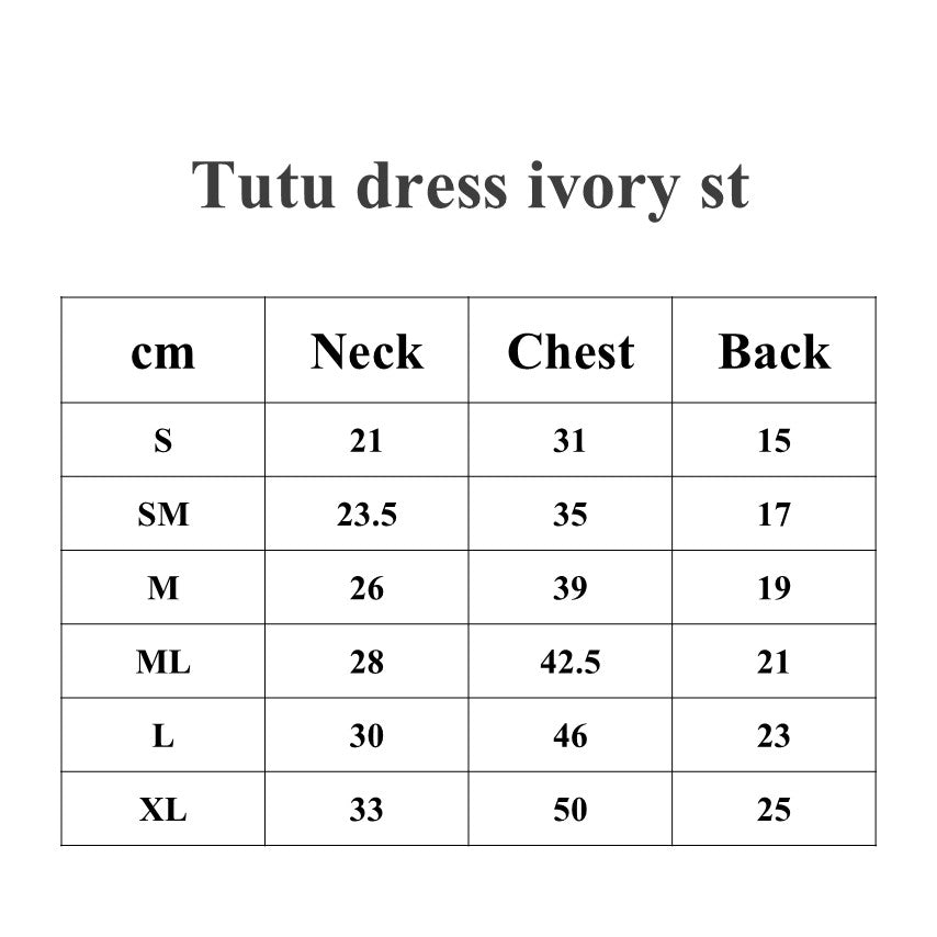 Tutu dress ivory st